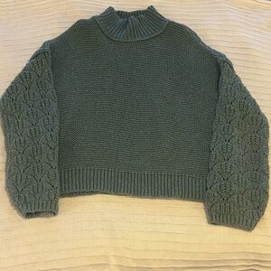 sold- Universal Thread Teal Knit Turtleneck Sweater